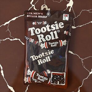New Tootsie Roll Men's Boxer Briefs Size Large Stretch Funny Novelty